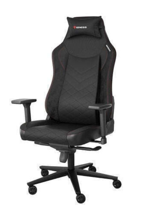 Genesis Nitro 890 G2 Καρέκλα Gaming Δερματίνης με Ρυθμιζόμενα Μπράτσα Μαύρη