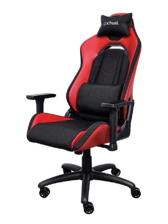 Trust Gxt 714 Fabric Gaming Chair with Adjustable Arms Red