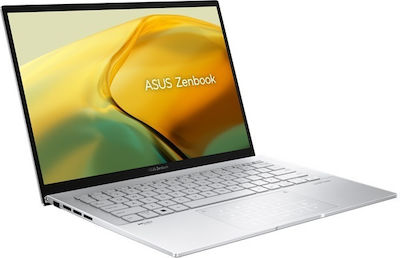 Asus Zenbook 14 UX3402VA-KP768W 14" IPS (i7-13700H/16GB/1TB SSD/W11 Home) Foggy Silver (GR Keyboard)