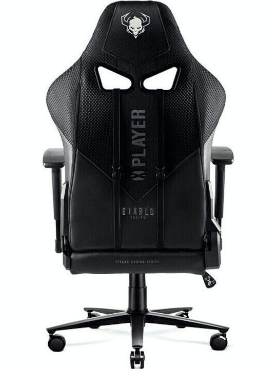 Diablo X-Player 2.0 King Size Καρέκλα Gaming Δερματίνης με Ρυθμιζόμενα Μπράτσα Black/Black