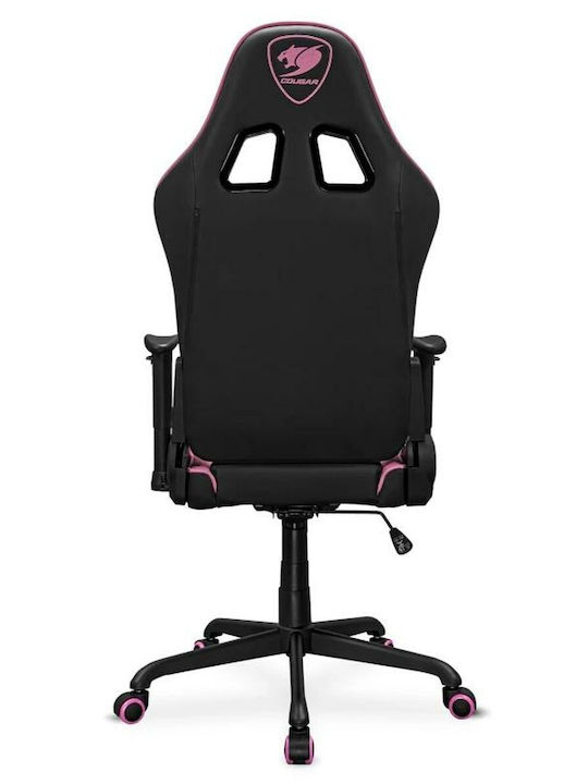 Cougar Armor Elite Καρέκλα Gaming Δερματίνης με Ρυθμιζόμενα Μπράτσα Ροζ
