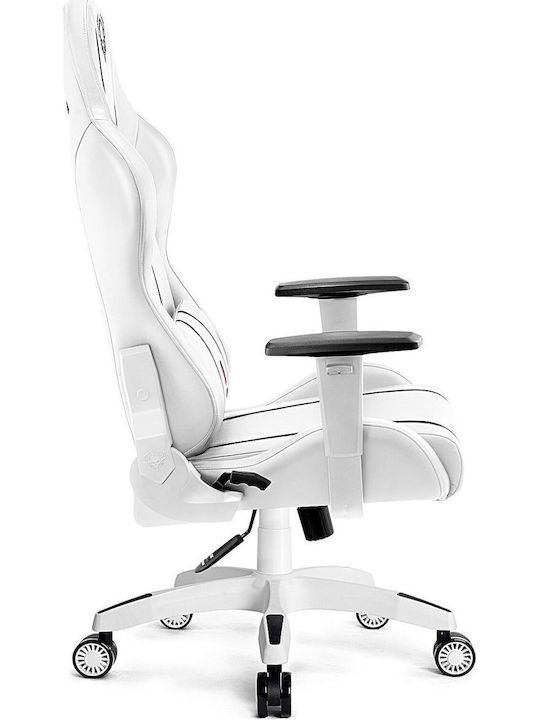 Diablo X-One 2.0 Normal Size Artificial Leather Gaming Chair with Adjustable Arms White