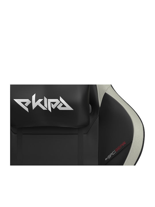 SPC Gear SR600 CREW EDITION Καρέκλα Gaming Δερματίνης με Ρυθμιζόμενα Μπράτσα Μαύρη