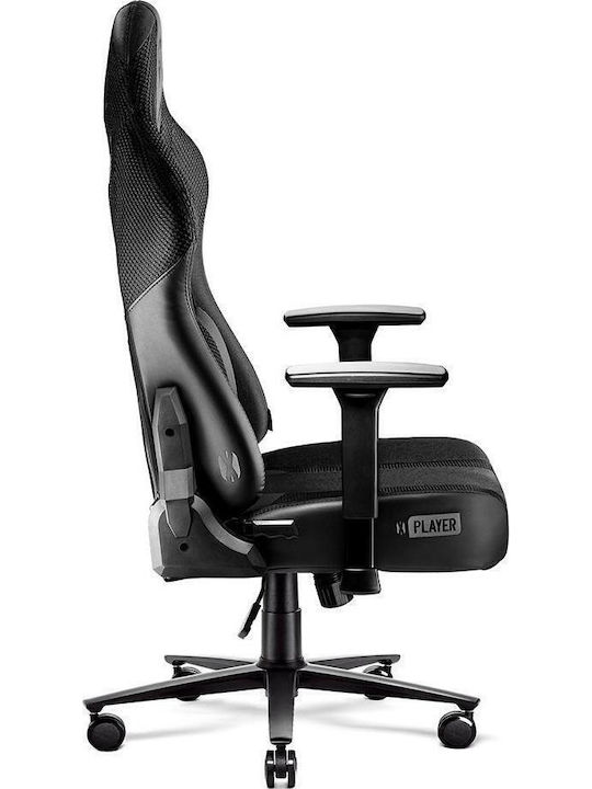 Diablo X-Player 2.0 Normal Size Καρέκλα Gaming Δερματίνης με Ρυθμιζόμενα Μπράτσα Μαύρη