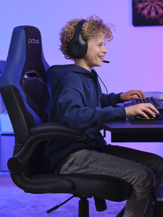 Trust Gxt 703 Artificial Leather Gaming Chair Blue