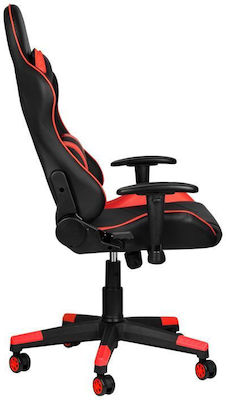 Premium 557 Artificial Leather Gaming Chair with Adjustable Arms Black / Red