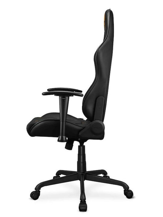 Cougar Armor Elite Artificial Leather Gaming Chair with Adjustable Arms Black