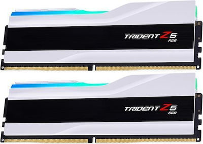 G.Skill Trident Z5 RGB 48GB DDR5 RAM mit 2 Modulen (2x24GB) und Geschwindigkeit 8400 für Schreibtisch