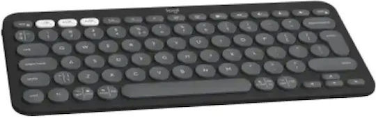 Logitech Pebble Keys 2 K380s Безжично Само клавиатура Международен английски Сив