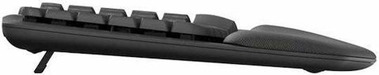Logitech Wave Keys Fără fir Doar tastatura Engleză US Gri