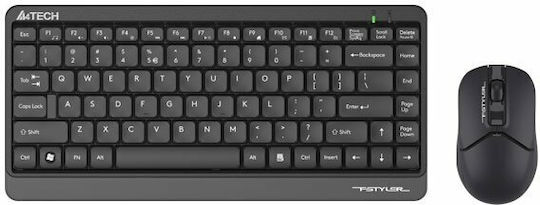 A4Tech Fstyler Combo FG1112 Wireless Keyboard & Mouse Set Greek