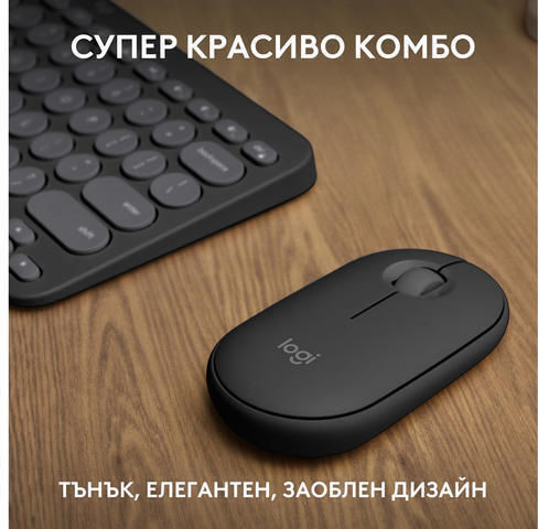 Logitech Pebble 2 Wireless Keyboard & Mouse Set English US
