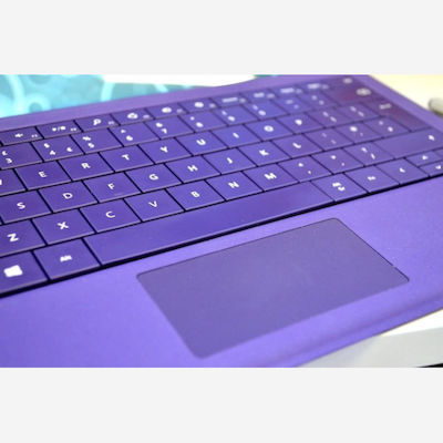 Microsoft Surface Pro 3 Type Cover Kabellos Tastatur mit Touchpad für Tablet Englisch UK Lila