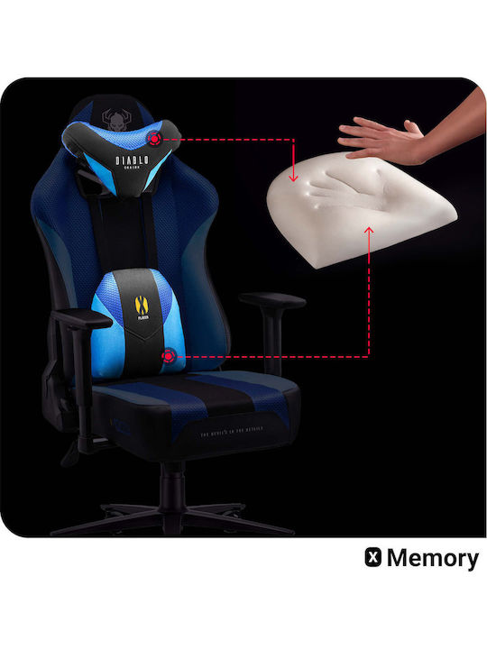 Diablo X-Player 2.0 Normal Size Gaming Stuhl mit verstellbaren Armlehnen Frost Black