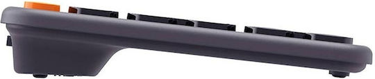 Baseus K01B Fără fir Bluetooth Doar tastatura Engleză US Gri