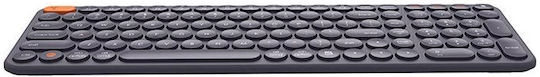Baseus K01B Fără fir Bluetooth Doar tastatura Engleză US Gri