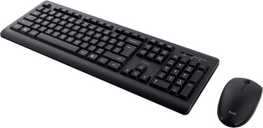 Trust Primo Fără fir Set tastatură și mouse Greacă