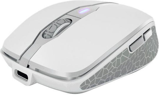Cherry DW 9100 Ασύρματο Bluetooth Σετ Πληκτρολόγιο & Ποντίκι Αγγλικό US White/Silver