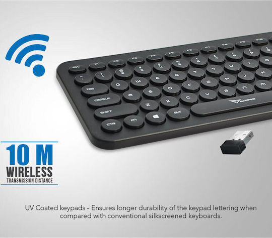 Alcatroz Jellybean Fără fir Doar tastatura Engleză US