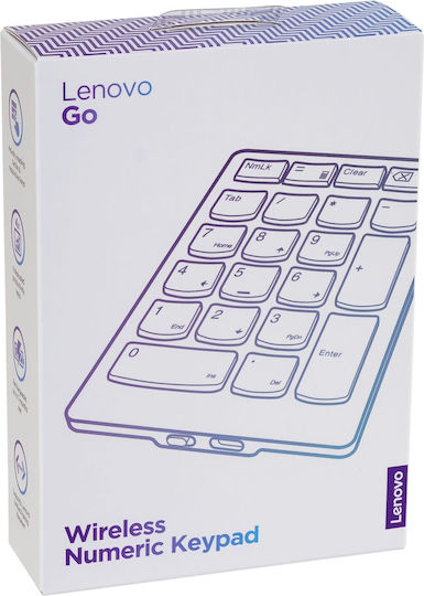 Lenovo Go Wireless Numeric Keypad Storm grey