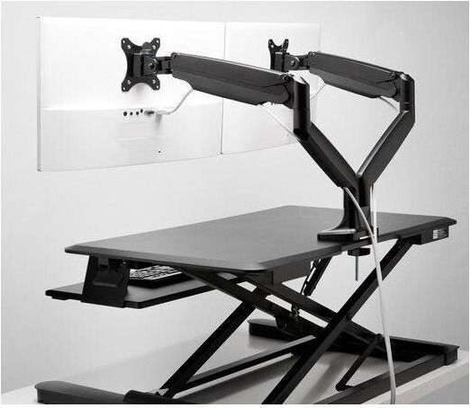 Kensington SmartFit One-Touch Βάση Γραφείου για 2 Οθόνες έως 34" με Βραχίονα