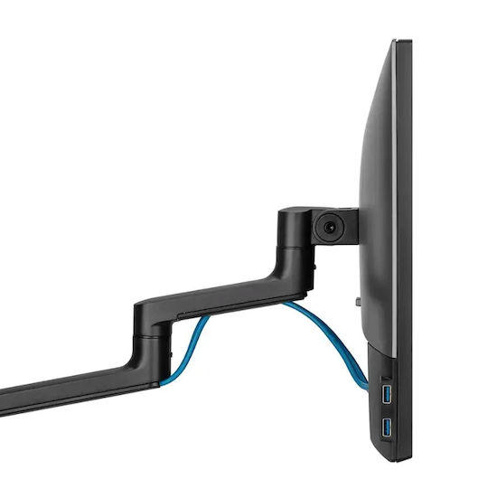 Neomounts Stand Desk Mounted for 2 Monitors up to 27" with Arm (DS60-425BL2)