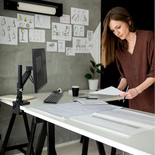Ergotron NX Series Tabletop Suport Monitor până la 34"
