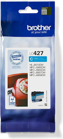 Brother LC427 Original InkJet Printer Ink Cyan (LC-427C)