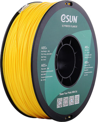 Esun ABS+ 3D-Drucker Filament 1.75mm Gelb 1kg