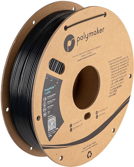 Polymaker PA (Nylon) 3D-Drucker Filament 1.75mm Schwarz 0.75kg