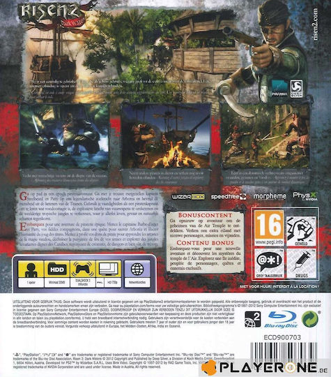 Risen 2 Dark Waters PS3 Spiel