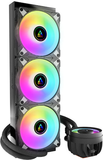 Arctic Liquid Freezer III 360 A-RGB Водно охлаждане на процесор Троен вентилатор 120мм за Socket AM4/AM5/1700 Черна