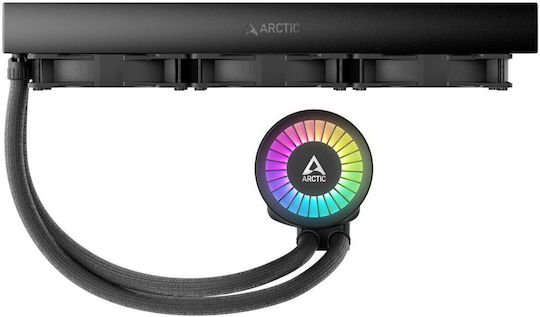 Arctic Liquid Freezer III 360 A-RGB Водно охлаждане на процесор Троен вентилатор 120мм за Socket AM4/AM5/1700 Черна