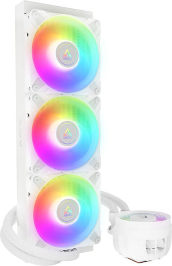 Arctic Liquid Freezer III 360 A-RGB Охлаждане AIO CPU с 3 Вентилатора 120мм Бял