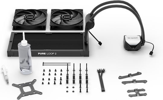 Be Quiet Pure Loop 2 Охлаждане AIO CPU с 2 Вентилатора 140mm и ARGB Осветление