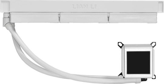Lian Li GALAHAD II LCD 360 Охлаждане AIO CPU с 3 Вентилатора 120mm и ARGB Осветление Бял