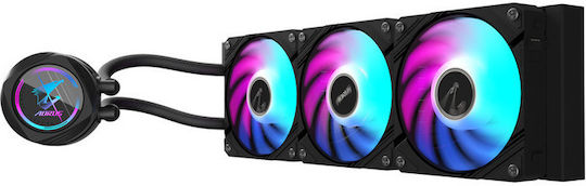 Gigabyte AORUS Waterforce II 360 Охлаждане AIO CPU с 3 вентилатора 120mm и ARGB осветление