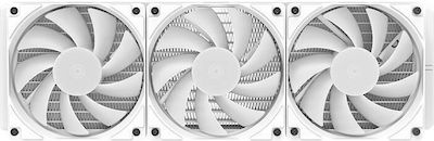 Darkflash Wasserkühlung für Prozessor Dreifacher Ventilator 120mm für Sockel AM4/AM5/1700/1200/115x mit ARGB Beleuchtung Weiß