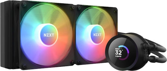 NZXT Kraken Elite 280 RGB Υδρόψυξη AIO CPU με 2 Ανεμιστήρες 140mm