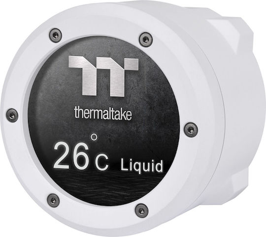 Thermaltake TH240 V2 Ultra v2 Υδρόψυξη AIO CPU με 2 Ανεμιστήρες 120mm και ARGB Φωτισμό Λευκή