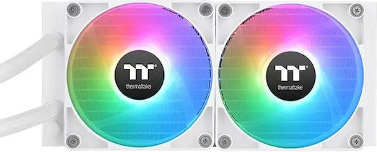 Thermaltake TH240 V2 ARGB Sync v2 Υδρόψυξη AIO CPU με 2 Ανεμιστήρες 120mm Λευκή