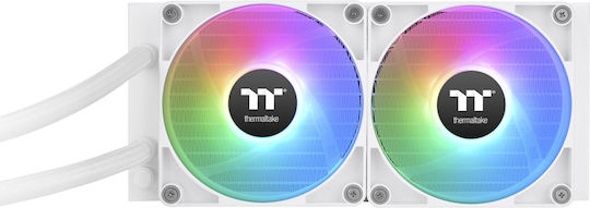 Thermaltake TH240 V2 ARGB Sync v2 Υδρόψυξη AIO CPU με 2 Ανεμιστήρες 120mm Λευκή
