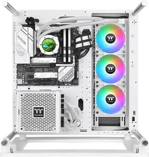 Thermaltake TH360 V2 Ultra v2 Υδρόψυξη AIO CPU με 3 Ανεμιστήρες 120mm και ARGB Φωτισμό Λευκή