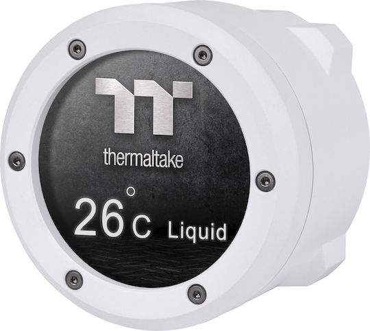 Thermaltake TH360 V2 Ultra v2 Υδρόψυξη AIO CPU με 3 Ανεμιστήρες 120mm και ARGB Φωτισμό Λευκή