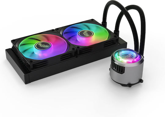 Valkyrie Jarn 240 ARGB CPU Water Cooling Dual Fan 120mm for Socket AM4/AM5/1700/1200/115x