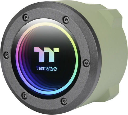 Thermaltake TH280 V2 Matcha Green Edition Υδρόψυξη AIO CPU με 2 Ανεμιστήρες 140mm και ARGB Φωτισμό Πράσινη