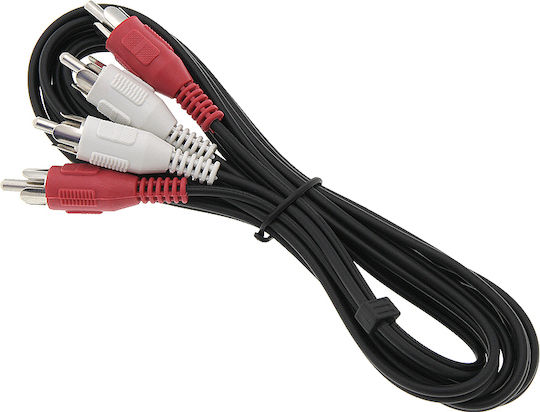 XTREME Кабел 2x RCA мъжки - 2x RCA мъжки 7.5м