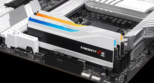 G.Skill Trident Z5 RGB 64GB DDR5 RAM с 2 модула (2x32GB) и Скорост 6400 за Настолен Компютър