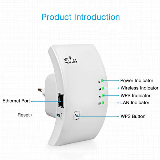HL-039 WiFi Extender Einzelband (2,4 GHz) 300Mbps