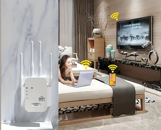 EL142-300M WiFi Extender Single Band (2.4GHz) 300Mbps με 2 Ethernet